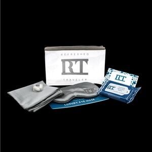 Refresh First Class Travel Kit with Blue and Gray Accents